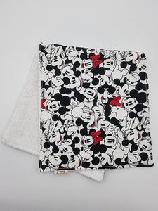 Mickey & Minnie Burp Cloth