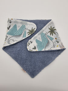 Dinosaur dribble bib